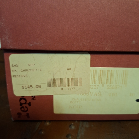 Repetto Black Leather Dance Shoes - Picture 4 of 4